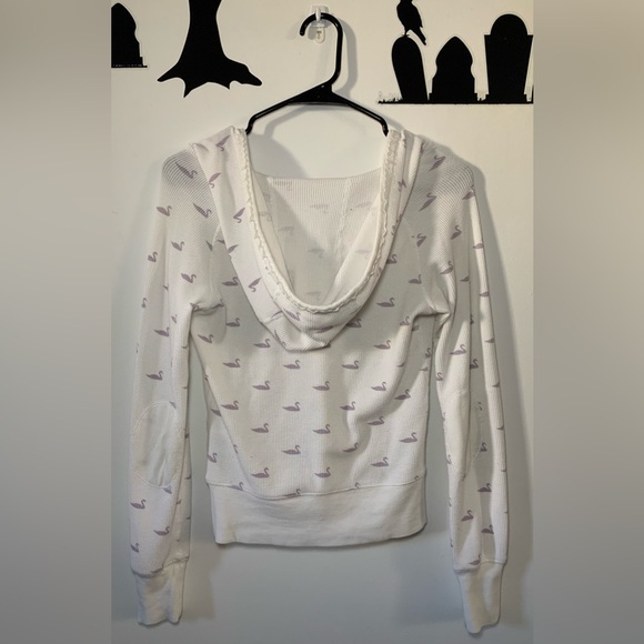 Aritizia Talula Swan Waffle Hoodie - Picture 3 of 7